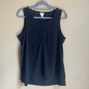 H&M Black Sleeveless Top L
